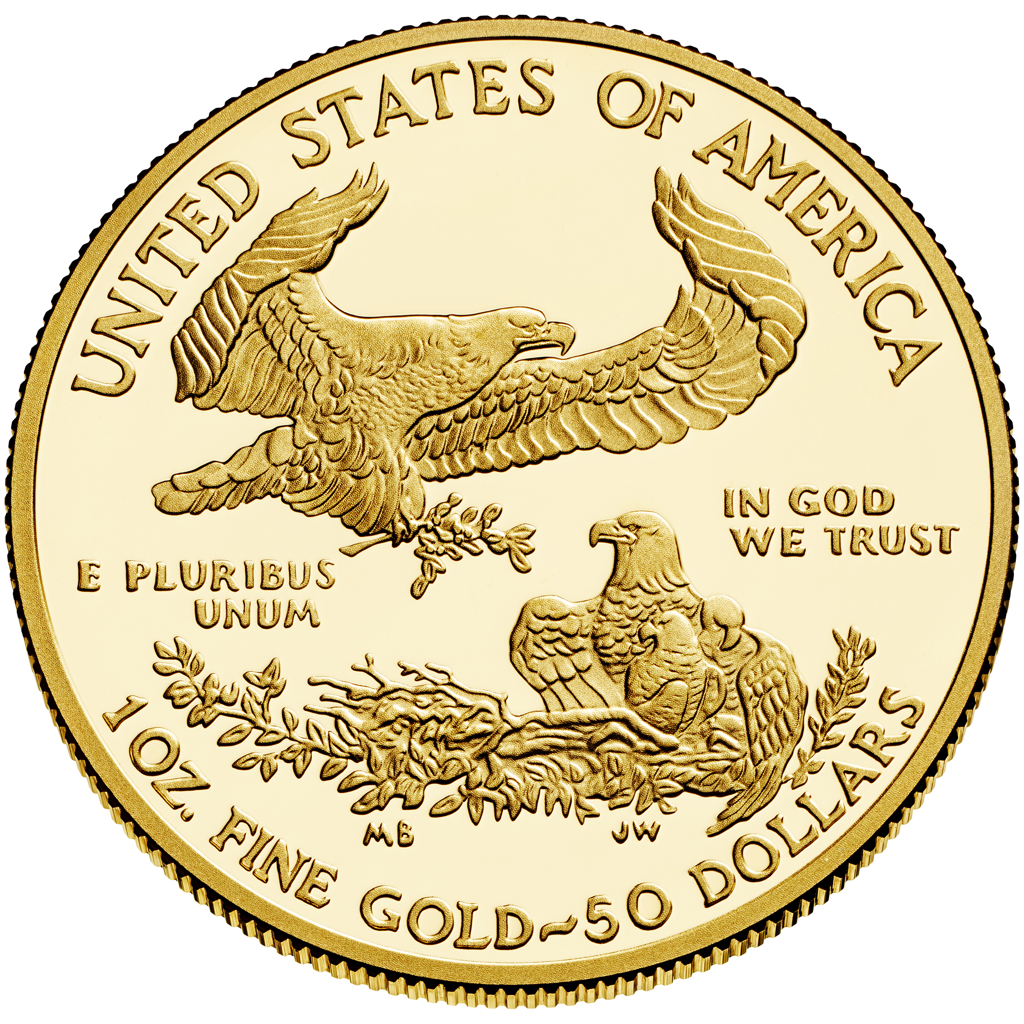 American Gold Eagle reverse