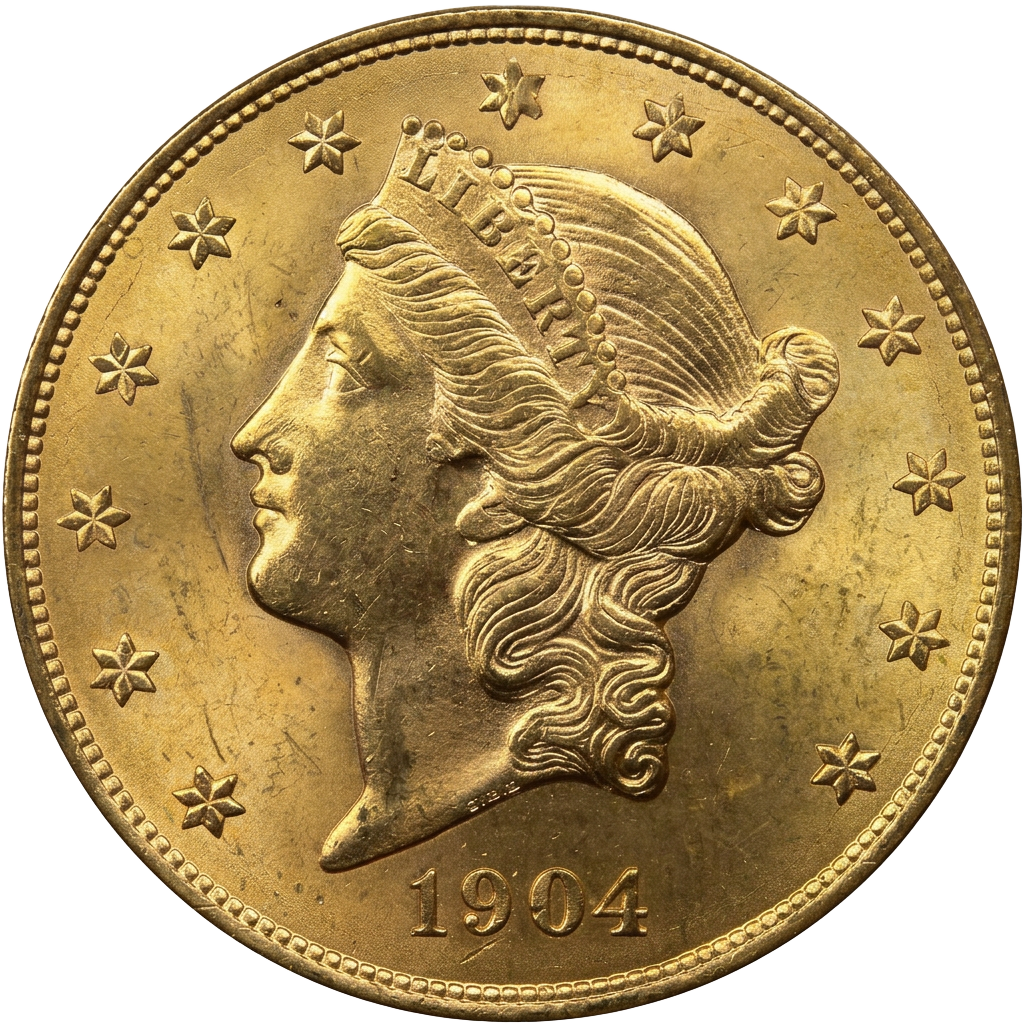 Liberty Head Double Eagle obverse