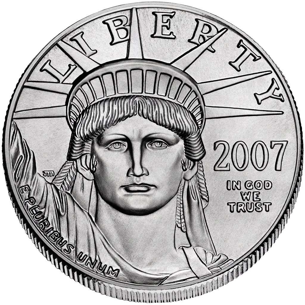 American Platinum Eagle obverse