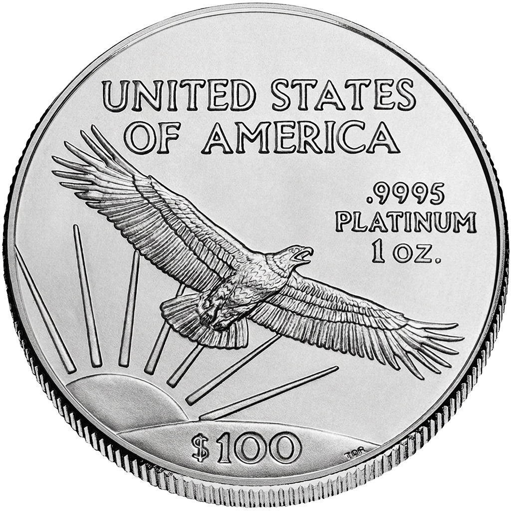 American Platinum Eagle reverse