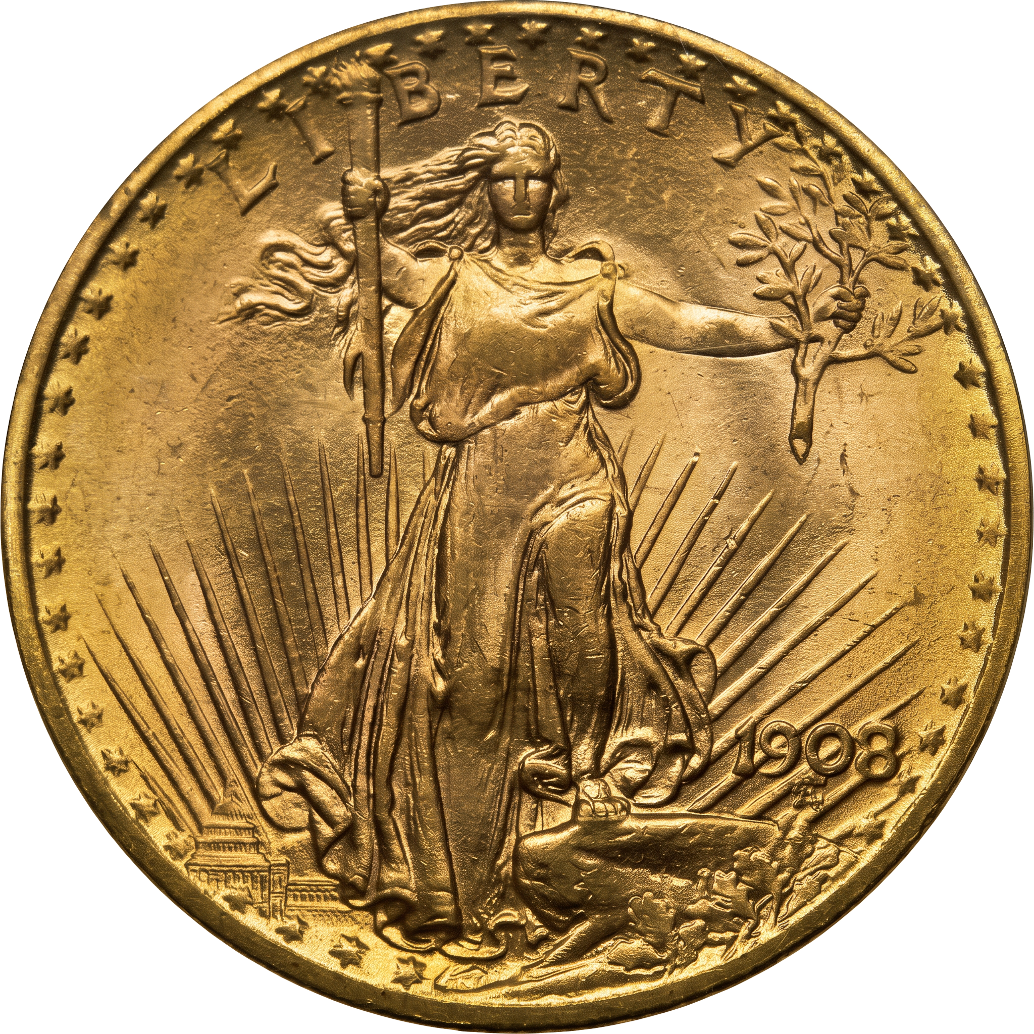 Saint-Gaudens Double Eagle obverse
