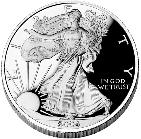 American Silver Eagle obverse