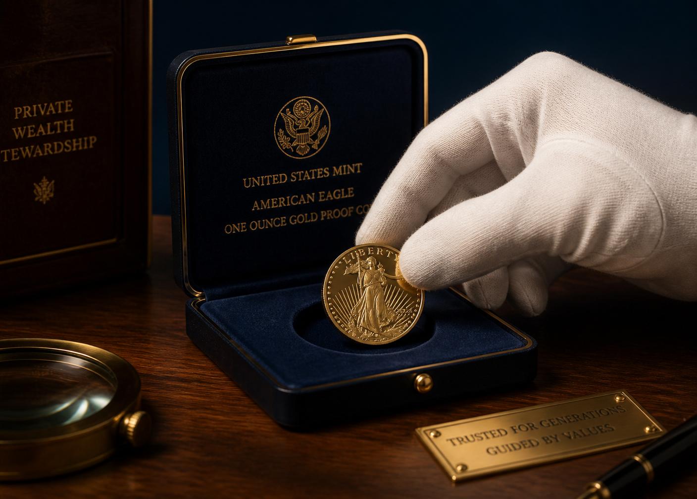 White-glove handling of investment-grade bullion