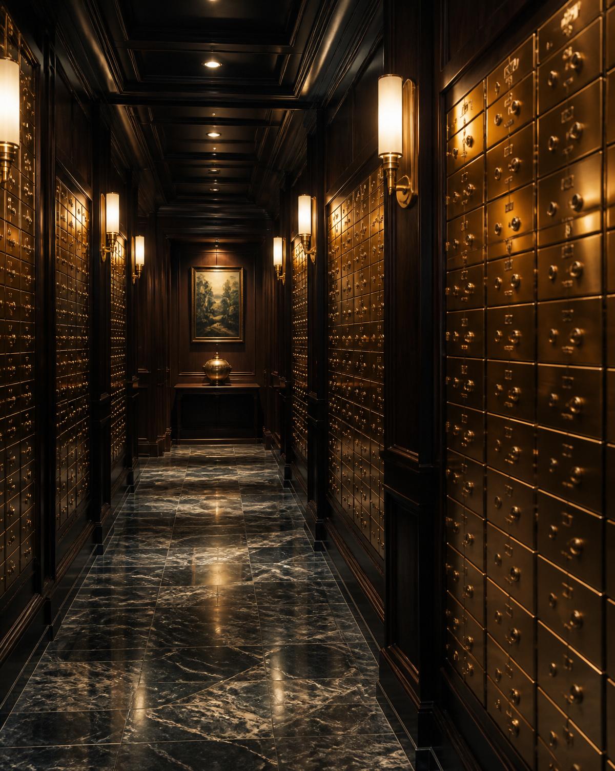 A private vault environment — walnut, brass and quiet stewardship